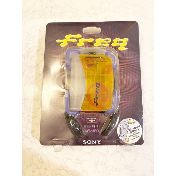 New Sealed Vintage Sony Freq WM-FQ01 Walkman AM/FM Radio Cassette Player Bumper - Picture 4 of 9